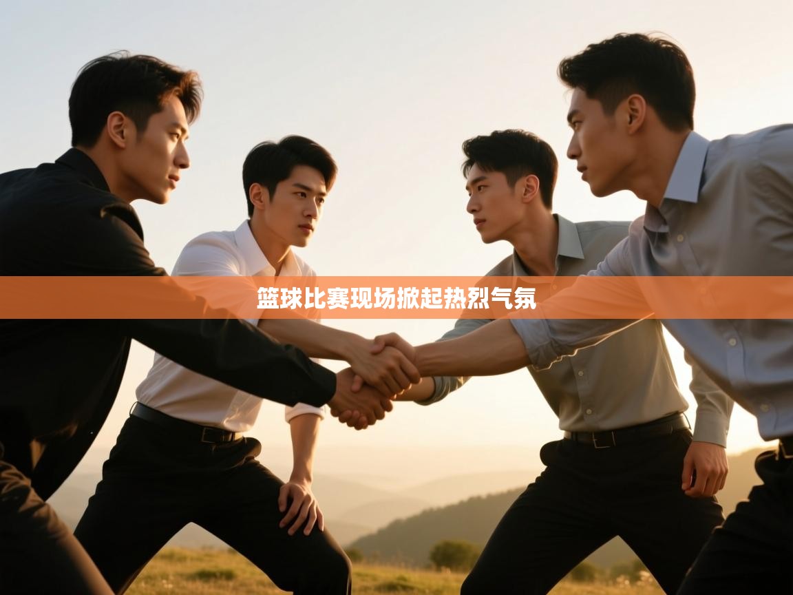 篮球比赛现场掀起热烈气氛