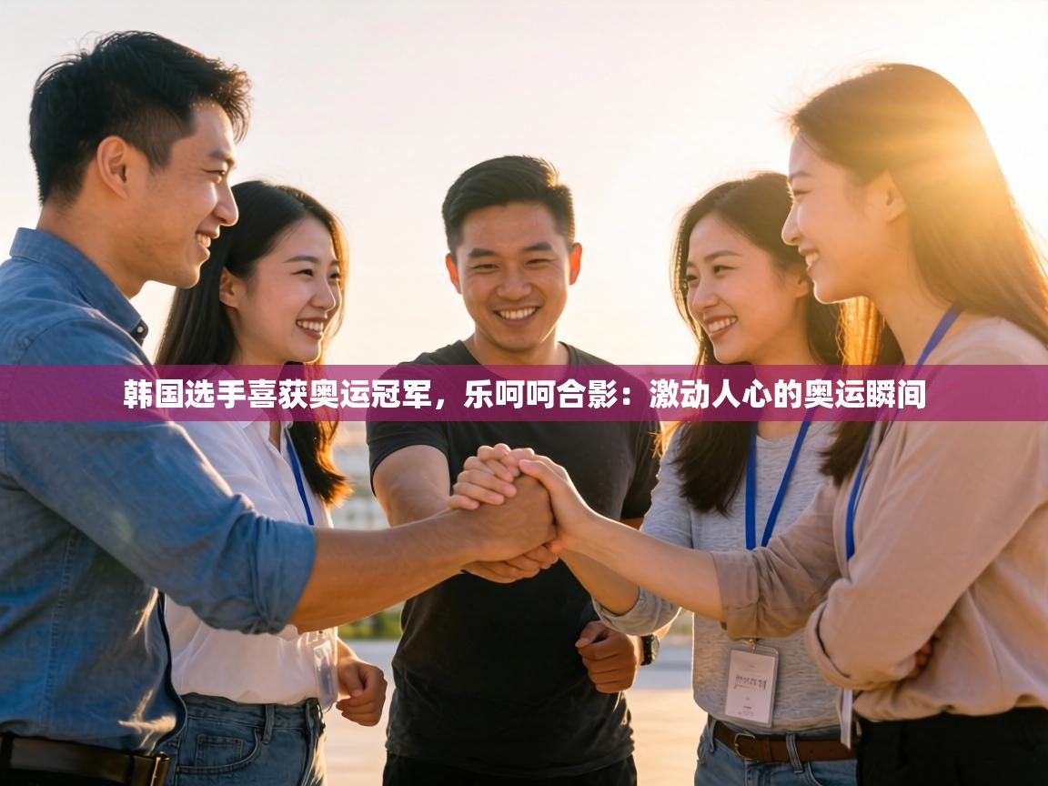 韩国选手喜获奥运冠军,乐呵呵合影:激动人心的奥运瞬间 第1张